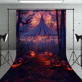 Lofaris Babychella Halloween Pumpkins Cake Smash Backdrop
